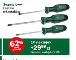Auchan Bosch zestaw wkrętaków oferta