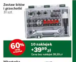 Auchan Bosch zestaw bitów i grzechotki oferta