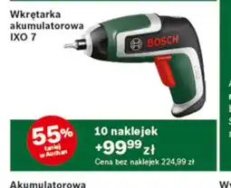 Auchan Bosch Wkrętarka akumulatorowa IXO 7 oferta