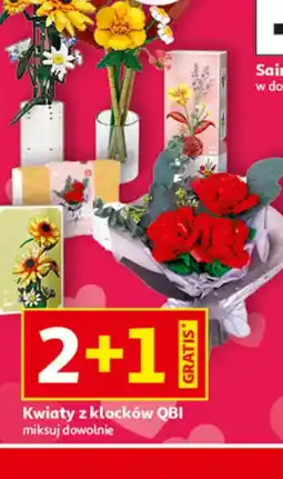 Auchan Kwiaty z klocków QBI oferta