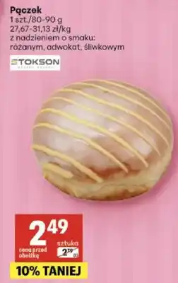 Delikatesy Centrum Pączek z nadzieniem o smaku różanym, adwokat, śliwkowym oferta