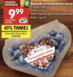 Delikatesy Centrum Borówki amerykańskie serce oferta