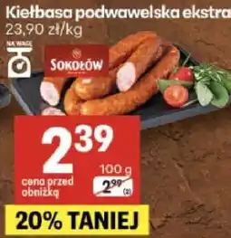 Delikatesy Centrum Kiełbasa podwawelska ekstra oferta