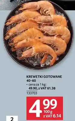 Selgros Krewetki białe surowe 30-40 cena za oferta