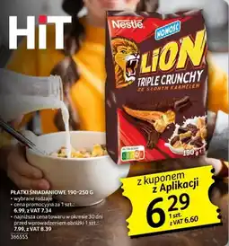 Selgros Płatki śniadaniowe Nestle Lion 190-250g wybrane rodzaje oferta