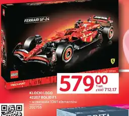 Selgros LEGO Klocki 42207 Bolid F1 oferta