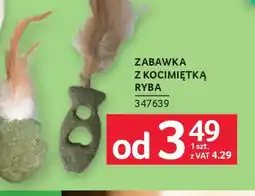 Selgros Zabawka z kocimiętką Ryba oferta