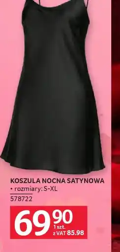 Selgros Koszula nocna satynowa oferta