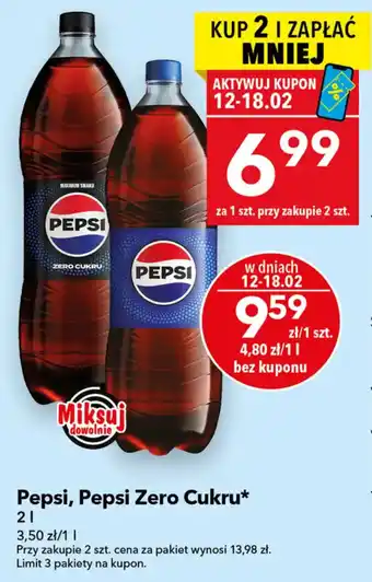 Pepsi zero cukru