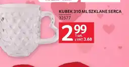 Selgros Kubek szklane serca oferta