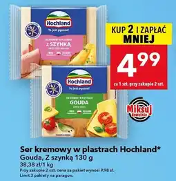 Lewiatan Ser kremowy w plastrach z szynką oferta