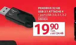 Selgros PNY Pendrive 32 GB USB 3.1 oferta