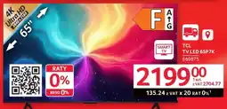 Selgros TCL TV LED 65P7K oferta