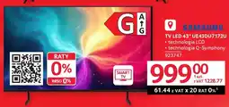 Selgros Samsung TV LED 43" UE43DU7172U oferta