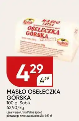Chata Polska Masło Osełeczka Górska oferta
