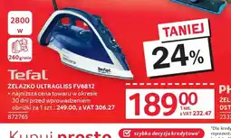 Selgros Tefal Zelazko Ultragliss FV6812 oferta