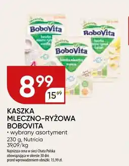 Chata Polska Kaszka mleczno-ryżowa BoboVita oferta
