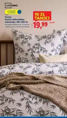 Lidl Livarno Pościel z mikrowłókna satynowego, 140 x 200 cm oferta