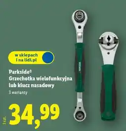 Lidl Parkside Grzechotka wielofunkcyjna lub klucz nasadowy oferta