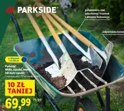 Lidl Parkside Widły, szpadel, łopata lub mały szpadel oferta
