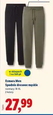 Lidl Esmara men Spodnie dresowe męskie oferta
