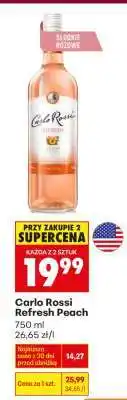 Biedronka CARLO ROSSI REFRESH PEACH oferta