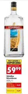 Biedronka WÓDKA STUMBRAS oferta