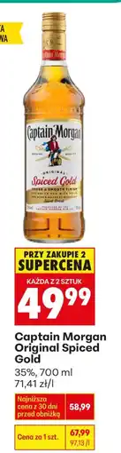 Biedronka CAPTAIN MORGAN ORIGINAL SPICED GOLD oferta