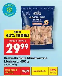 Biedronka Krewetki białe blanszowane Marinero 450 g oferta