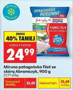 Biedronka Miruna patagońska filet ze skórą Abramczyk, 900 g oferta