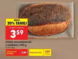 Biedronka Chleb nowodworski z makiem, 410 g oferta