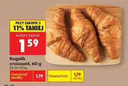 Biedronka Rogalik croissant 60 g oferta