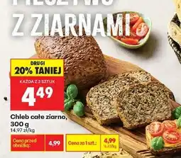 Biedronka Chleb cale ziarno 300 g oferta