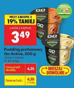 Biedronka Pudding proteinowy Go Active , 200 g oferta