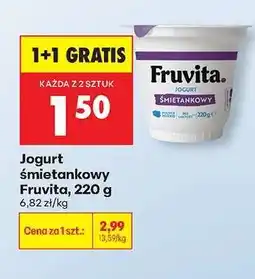 Biedronka Jogurt śmietankowy Fruvita, 220 g oferta