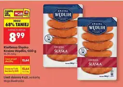 Biedronka Kiełbasa Śląska Kraina Wędlin 550 g oferta