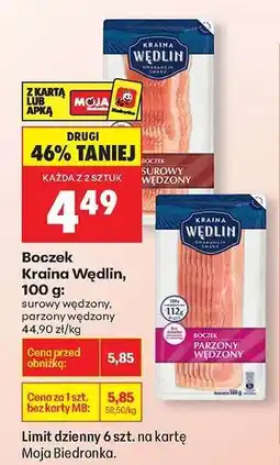 Biedronka Boczek Kraina Wędlin , 100 g : oferta