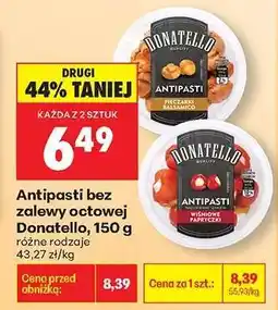 Biedronka Antipasti bez zalewy octowej Donatello, 150 g oferta
