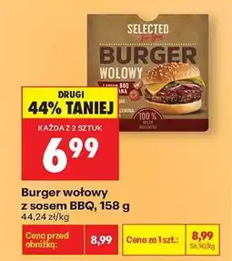 Biedronka Burger wołowy z sosem BBQ, 158 g oferta