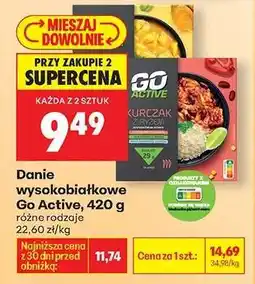 Biedronka Danie wysokobiałkowe Go Active 420 g oferta