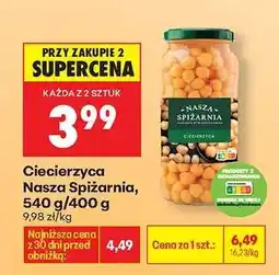 Biedronka Ciecierzyca Nasza Spiżarnia, 540 g/400 g oferta