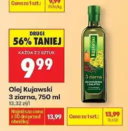 Biedronka Olej Kujawski 3 ziarna, 750 ml oferta