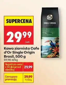 Biedronka Kawa ziarnista Cafe d’Or Single Origin Brasil, 500 g oferta