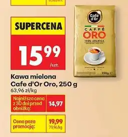 Biedronka Kawa mielona Cafe d’Or Oro, 250 g oferta