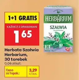 Biedronka Herbata Szałwia Herbarium, 30 torebek oferta