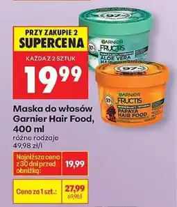 Biedronka Maska do włosów Garnier Hair Food , 400 ml oferta