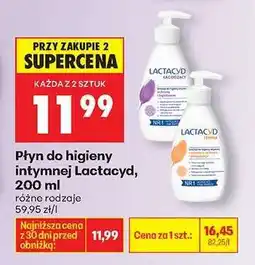 Biedronka Płyn do higieny intymnej Lactacyd, 200 ml oferta