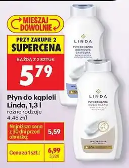 Biedronka Płyn do kąpieli Linda, 1,3 l oferta