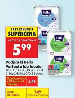 Biedronka Podpaski Bella Perfecta lub Ideale oferta