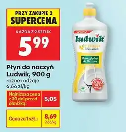 Biedronka Płyn do naczyń Ludwik 900 g oferta